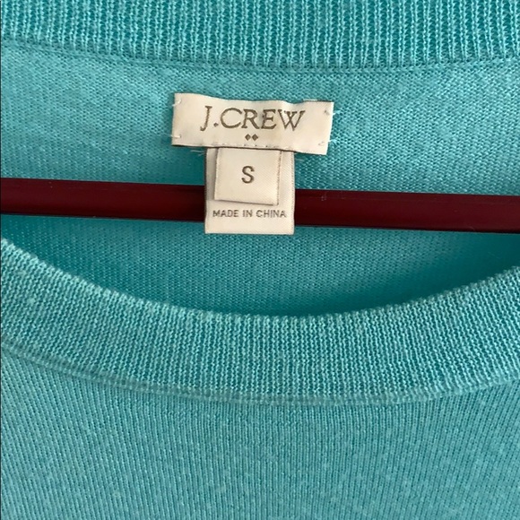 J Crew teal sweater - Picture 2 of 2